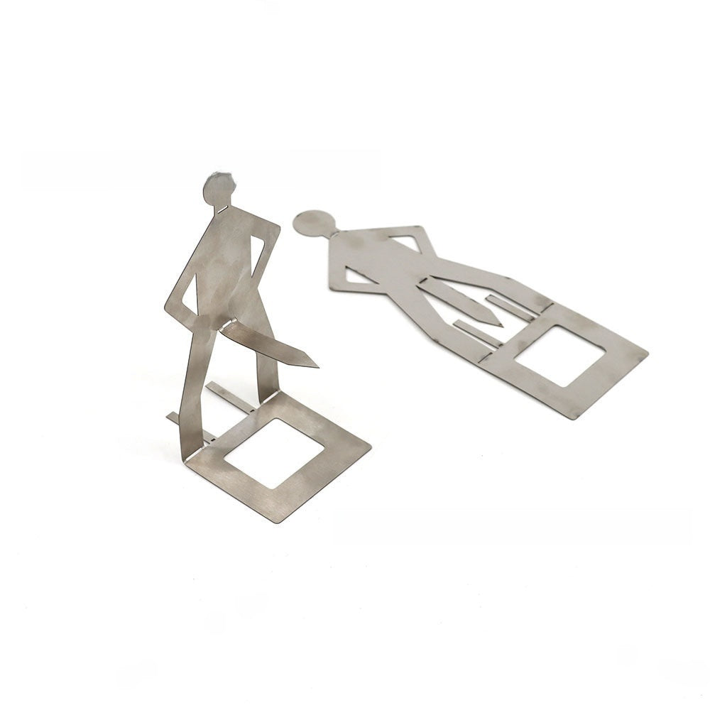 Portable Stainless Steel BBQ Skewer Rack